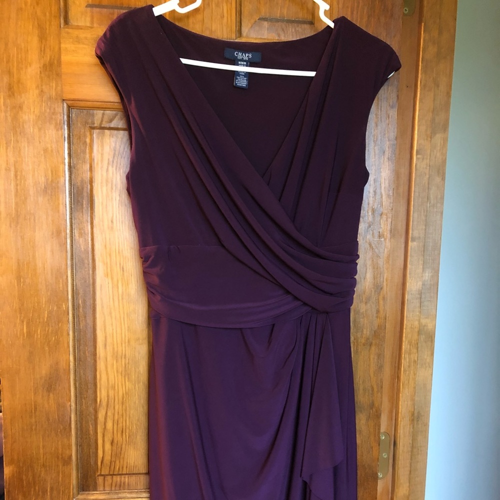 Chaps Plum Size M Women’s Short Formal Dress